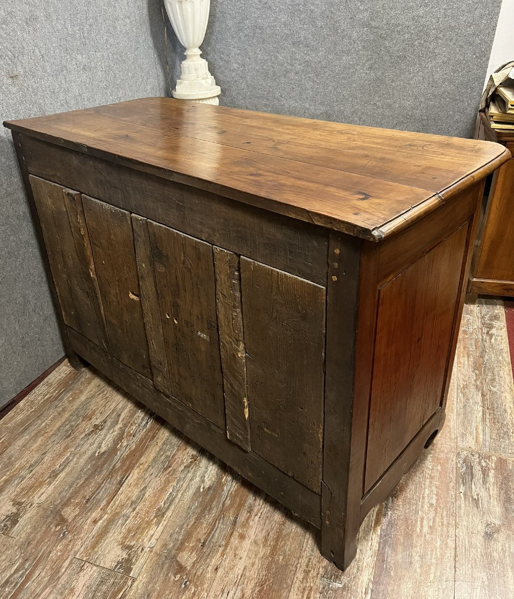 Buffet / Sideboard Louis XV Period In Solid Walnut -photo-6