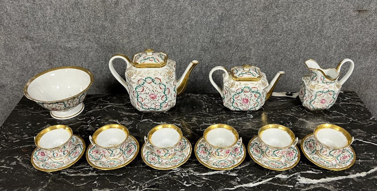 Paris Porcelain: Magnificent Empire Period Tea/coffee Service -photo-1