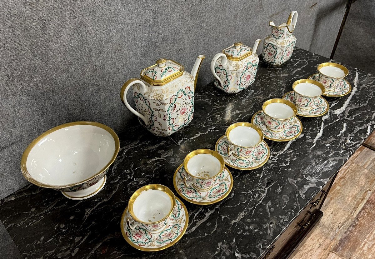 Paris Porcelain: Magnificent Empire Period Tea/coffee Service -photo-2