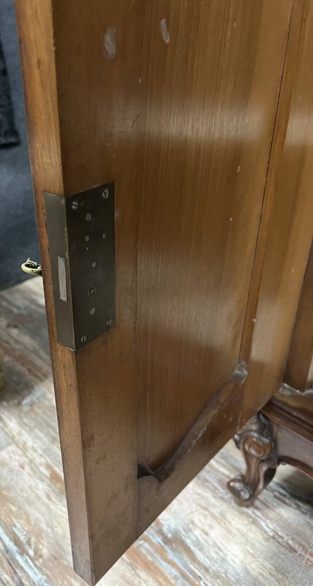 Louis XV Style Stamped Sideboard In Walnut -photo-6