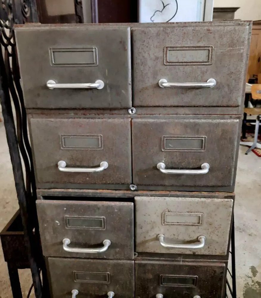 Industrial Design: Large Filing Cabinet With Modular File Cabinets -photo-1