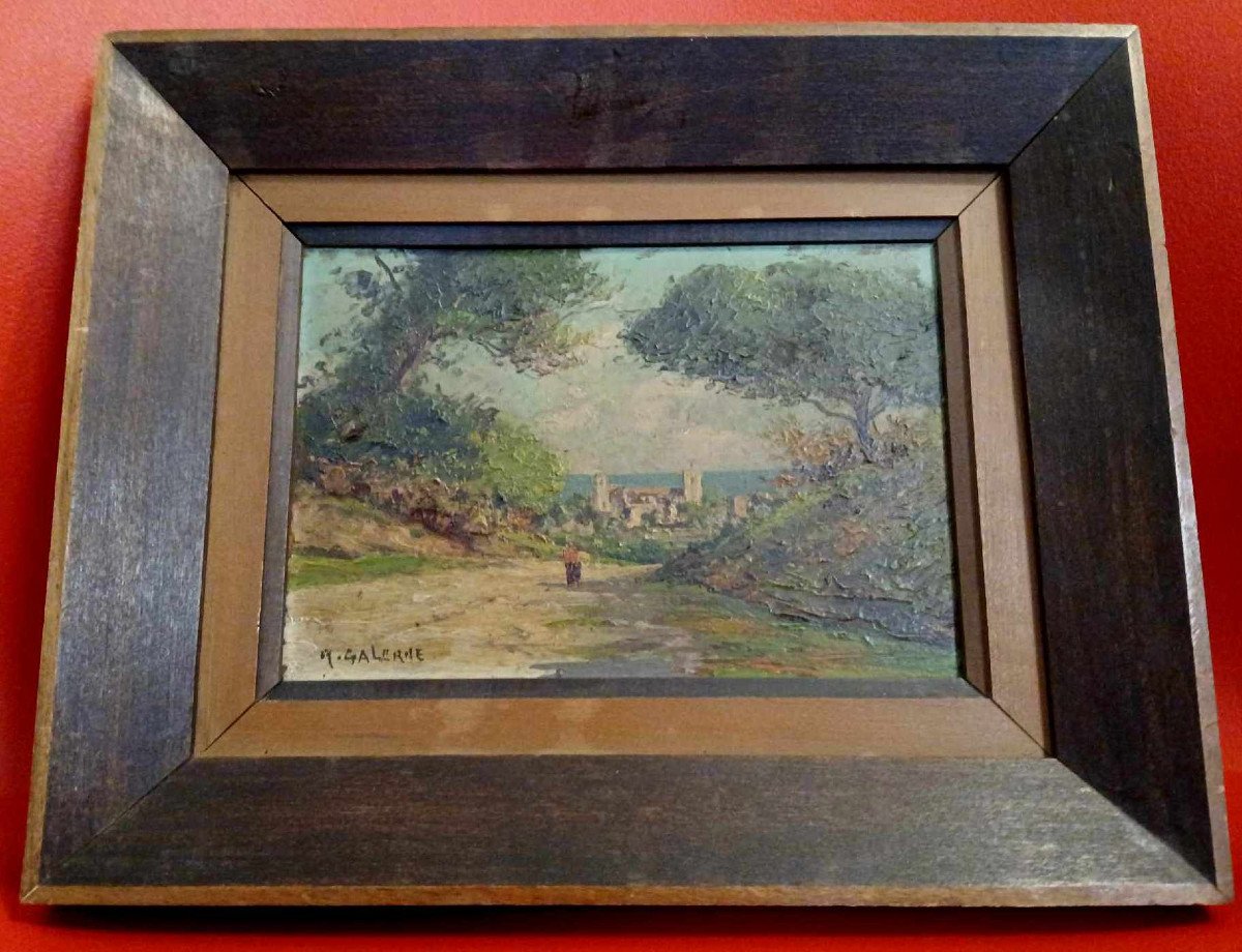 Raoul Galerne (1875): Oil On Panel 