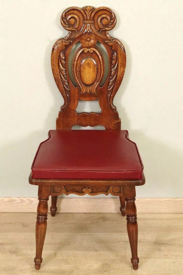 Set Of Six Renaissance Style Chairs -photo-3