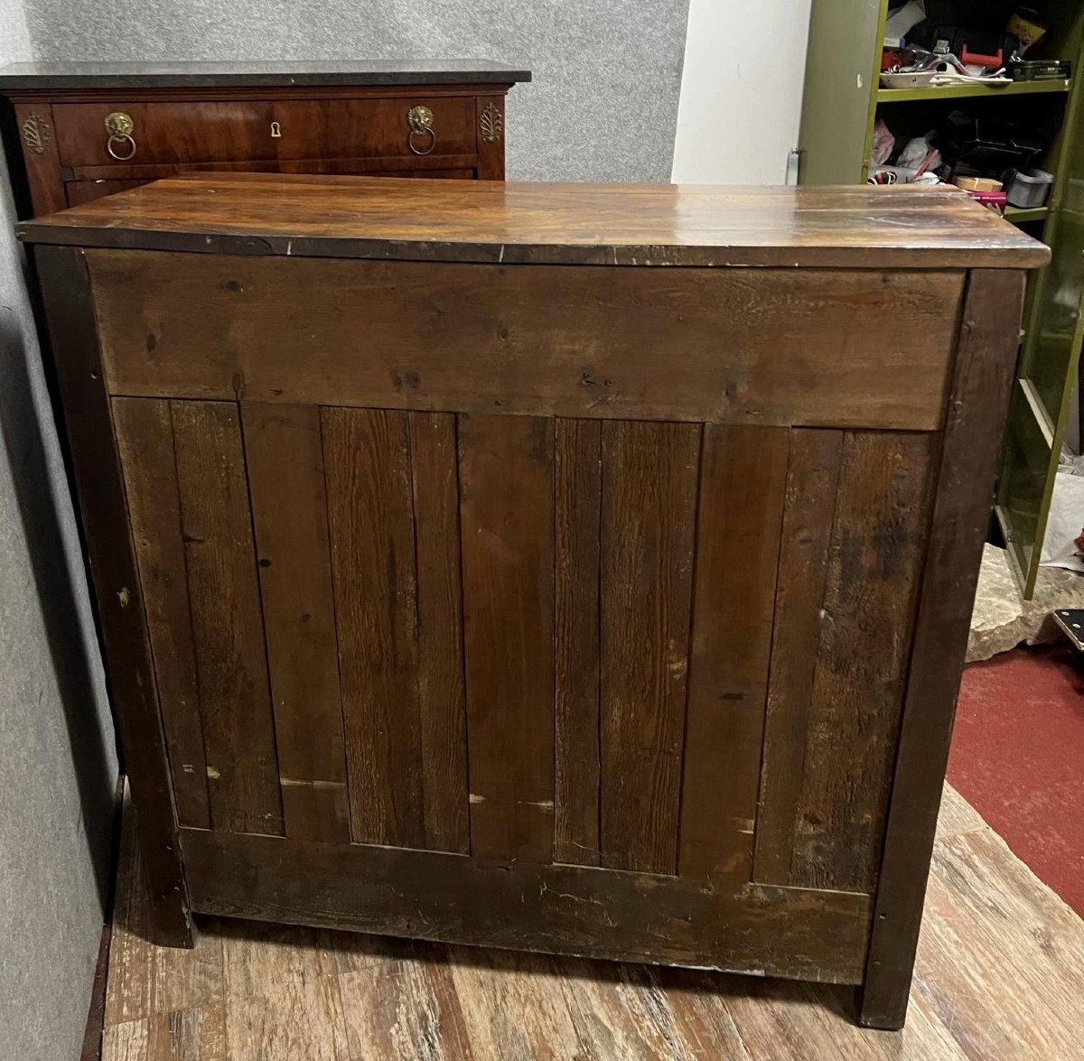 Important Lyonnais Buffet From The Empire Period In Walnut -photo-1