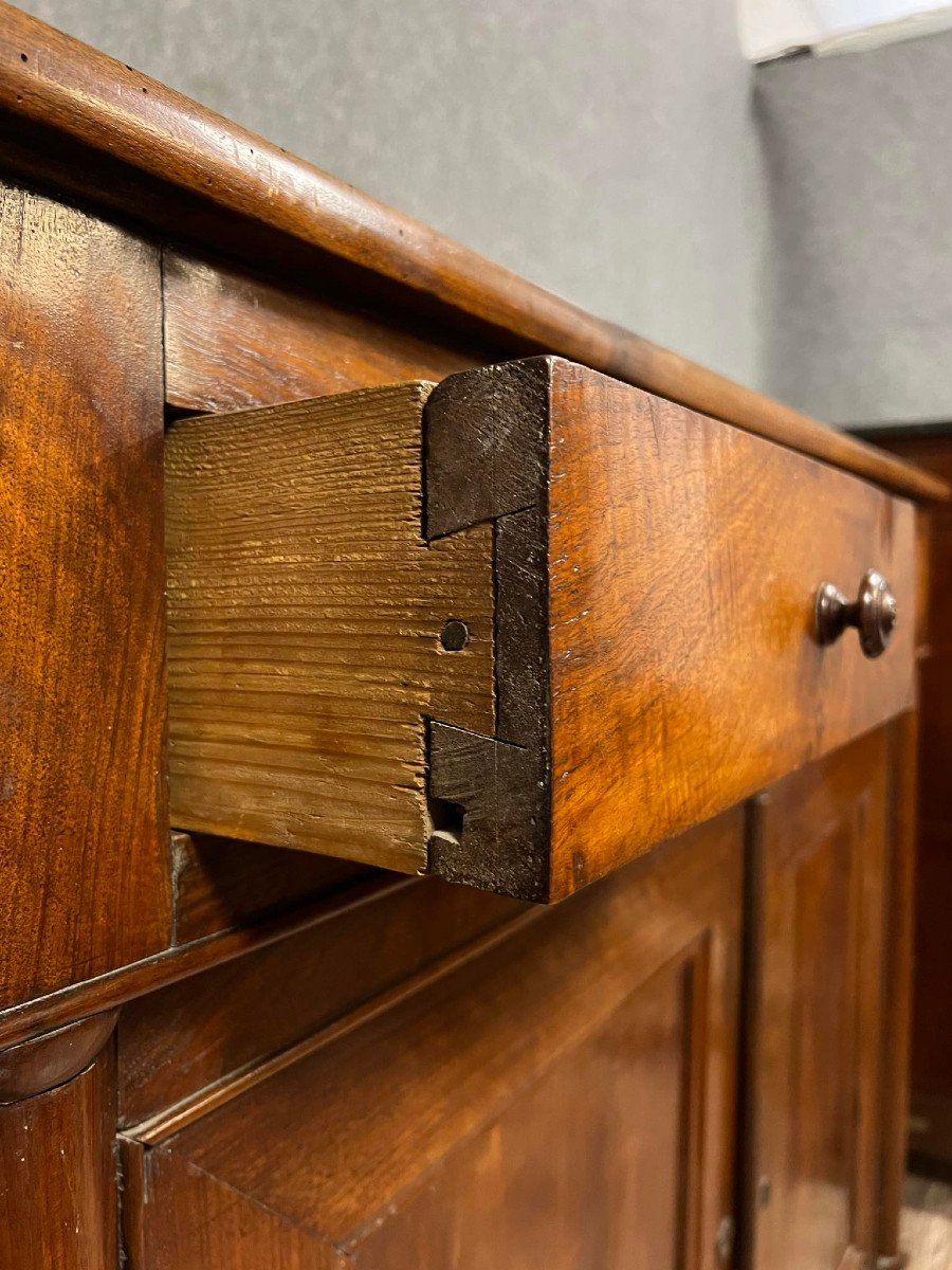 Important Lyonnais Buffet From The Empire Period In Walnut -photo-3