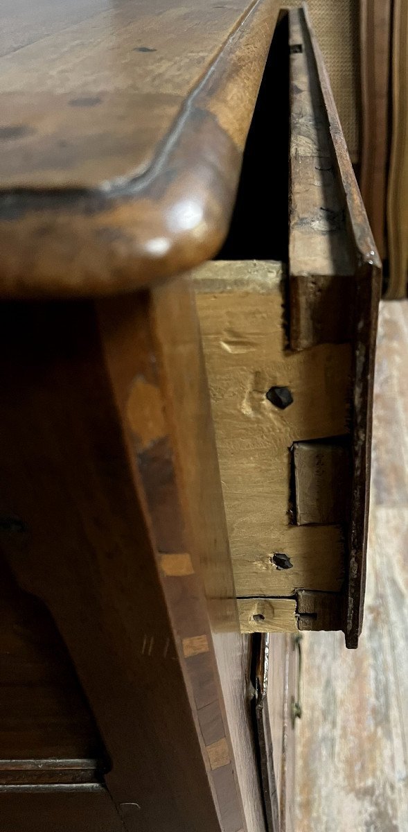 Louis XV Period Chest Of Drawers In Marquetry -photo-3