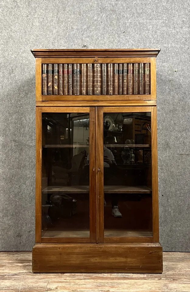 Notary Library With Hidden Secretary Napoleon III Period Circa 1860