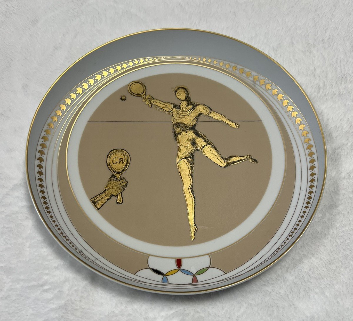 Salvador Dali : Assiette édition Limitée En Porcelaine Décorée A l'Or Fin