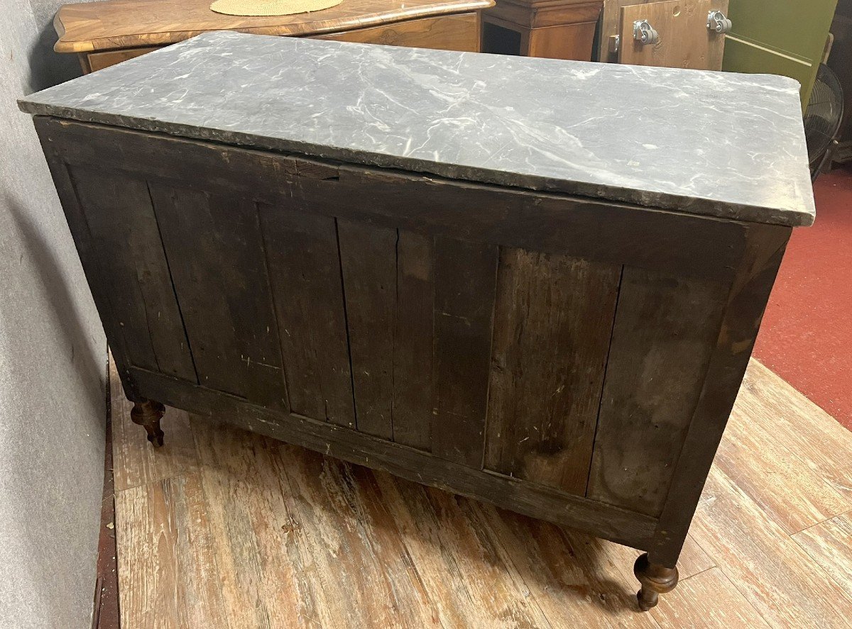 Louis XVI Period Chest Of Drawers In Marquetry -photo-6