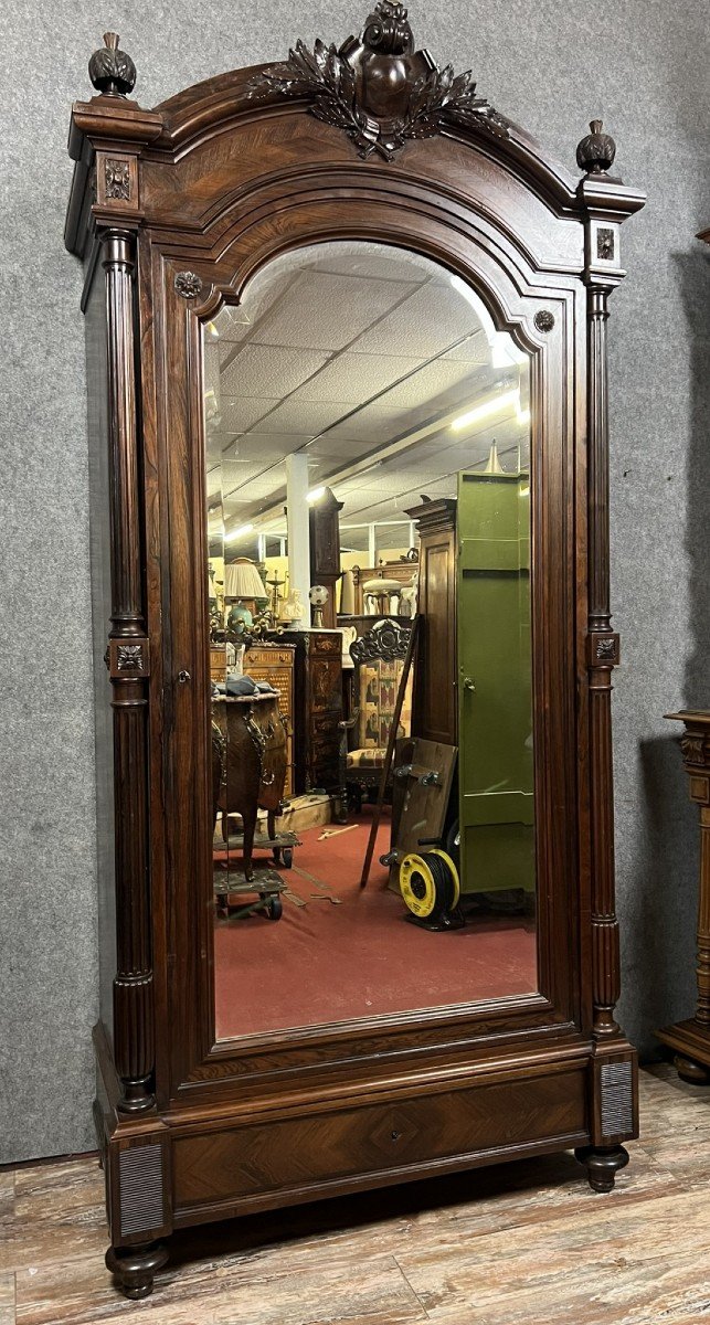 Armoire Parisienne Style Louis XVI En Acajou -photo-2