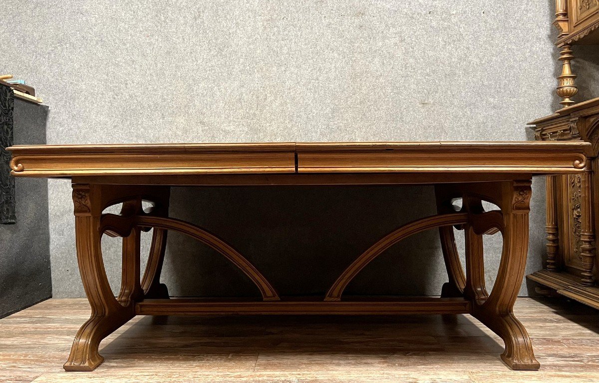 After Louis Majorelle: Nancy School Table, Art Nouveau Period (438cm)