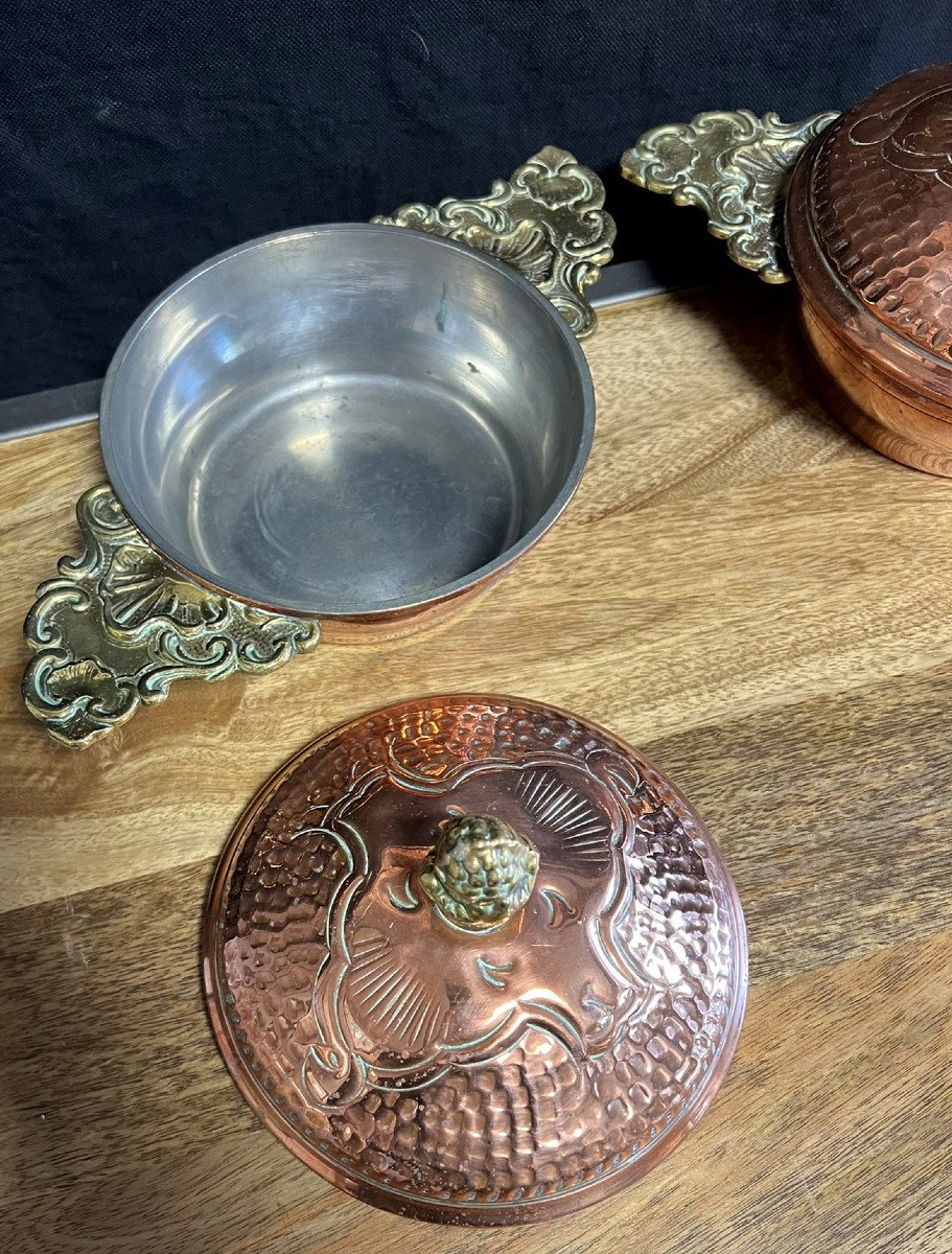 Tableware / Silver Metal / Copper / Shaped Pieces (b) -photo-5