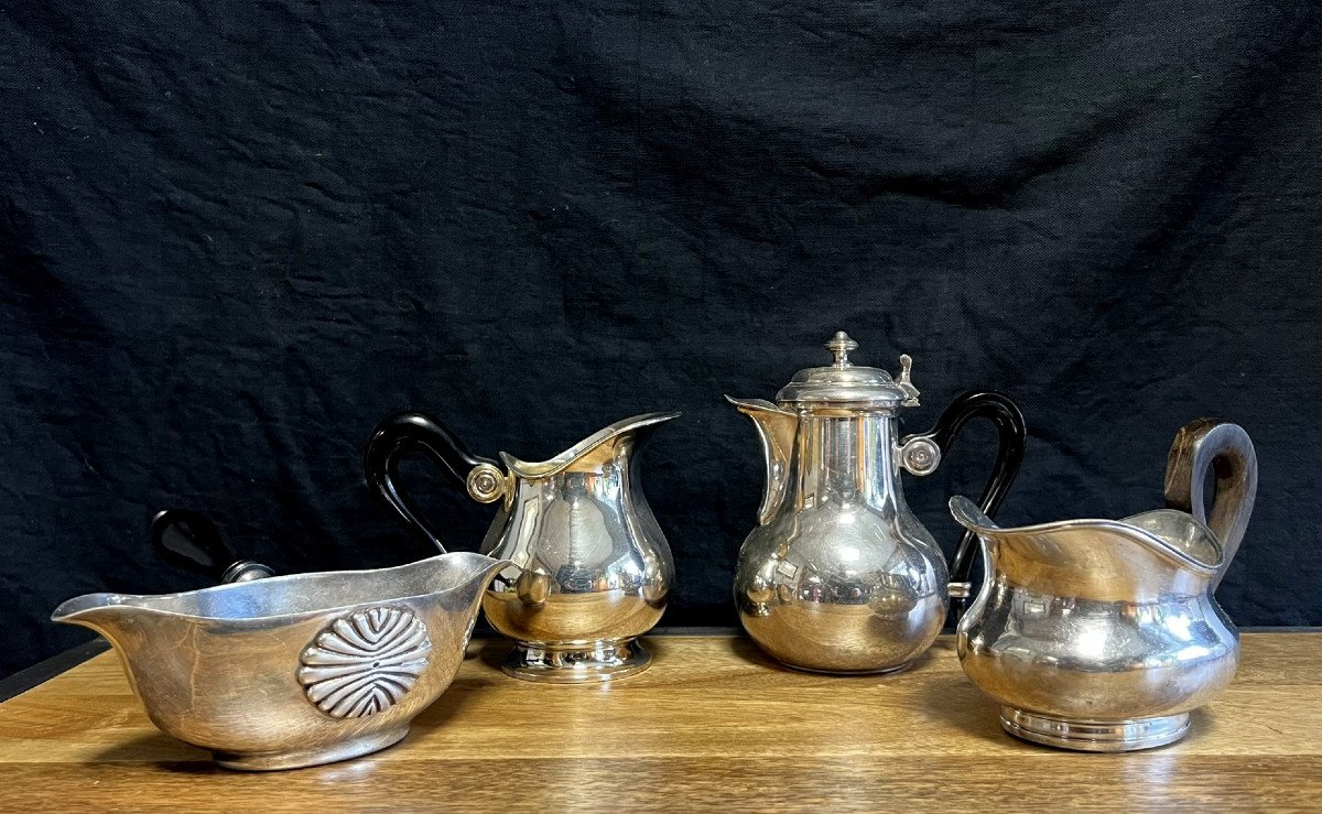 Tableware / Silver Metal / Shaped Pieces (e) Christofle Gallia Montibert 