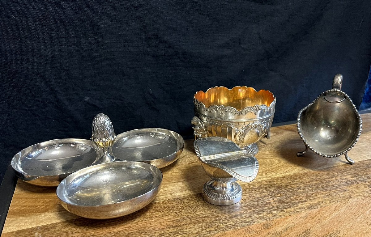 Tableware / Silver Metal / Shaped Pieces (k) -photo-2