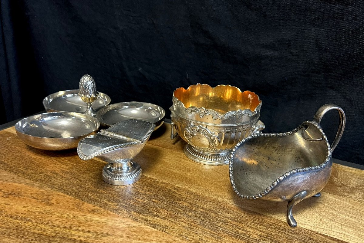 Tableware / Silver Metal / Shaped Pieces (k) -photo-3