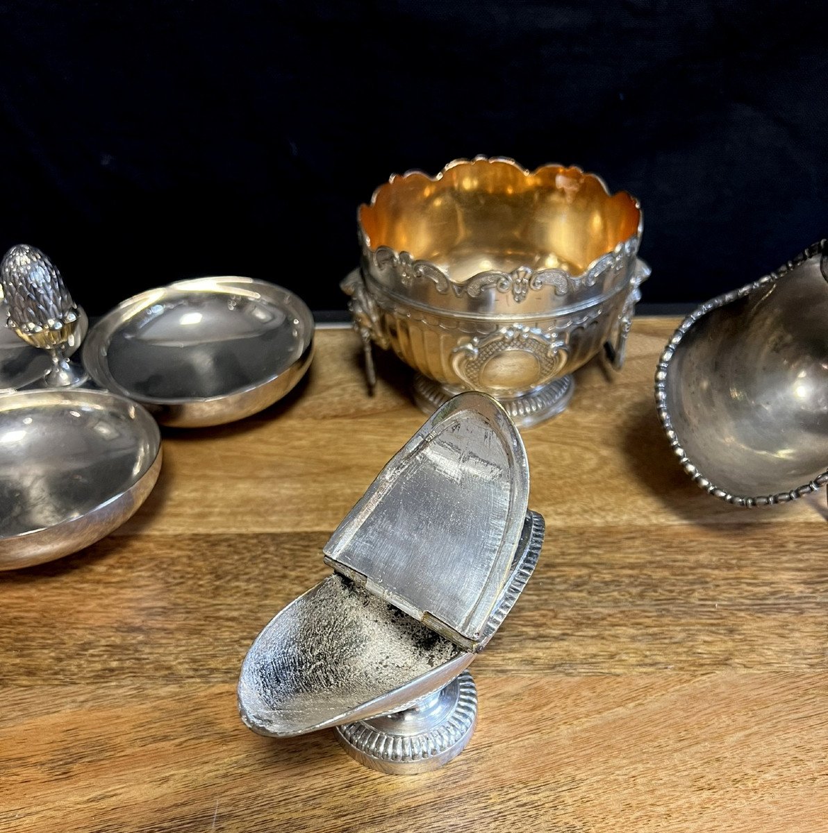 Tableware / Silver Metal / Shaped Pieces (k) -photo-4