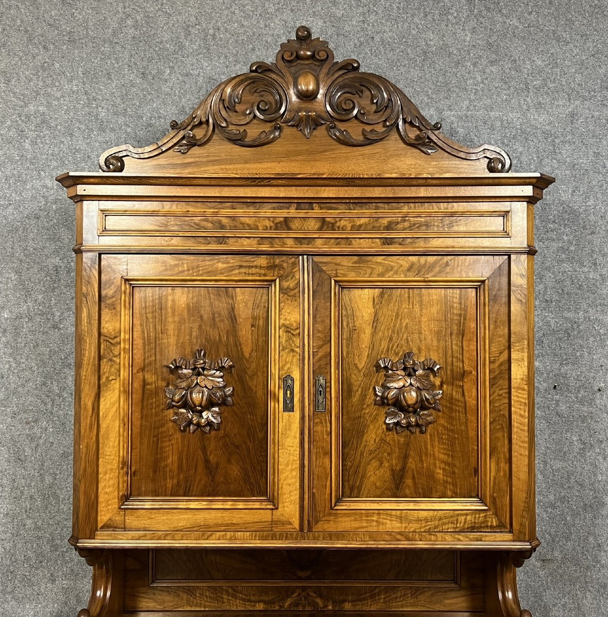 Louis Philippe Period Two-body Buffet In Walnut -photo-3