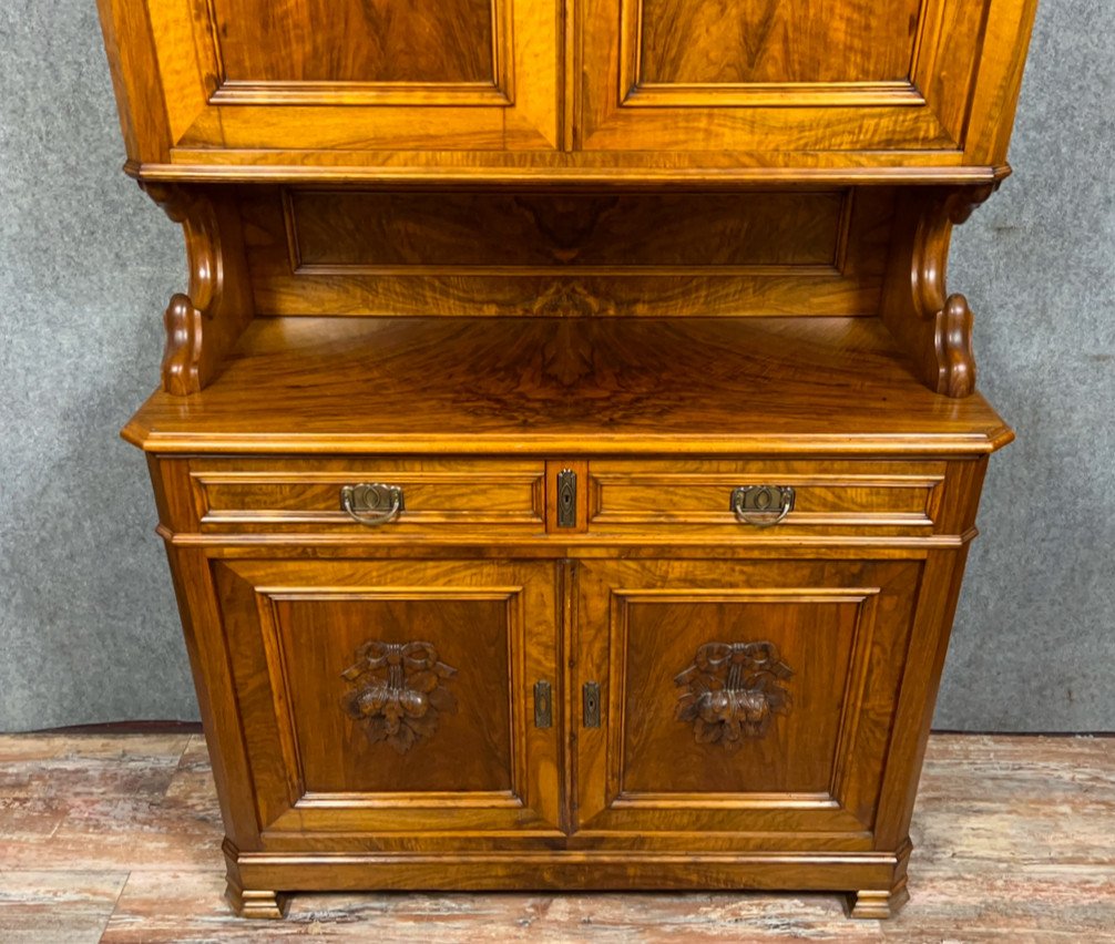 Louis Philippe Period Two-body Buffet In Walnut -photo-4