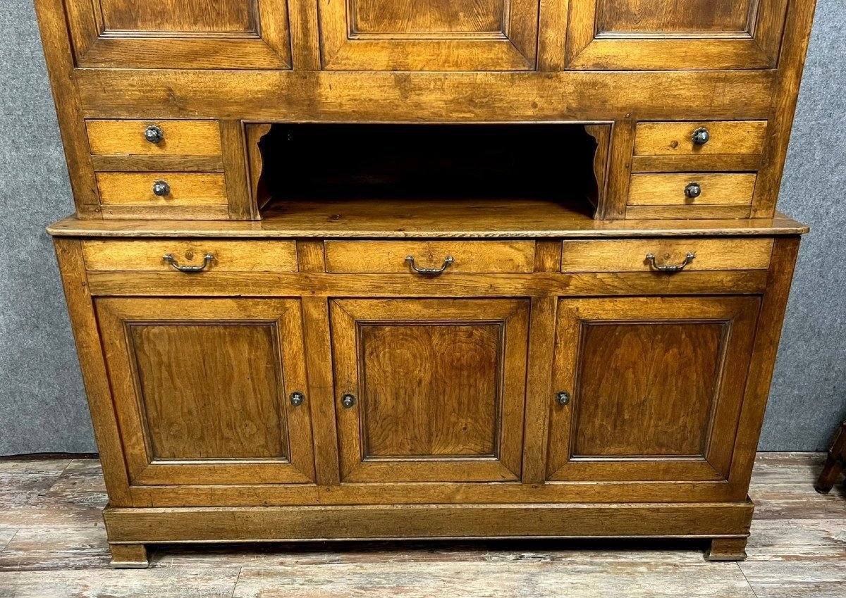 Louis Philippe Period Two-part Sideboard In Solid Oak -photo-6