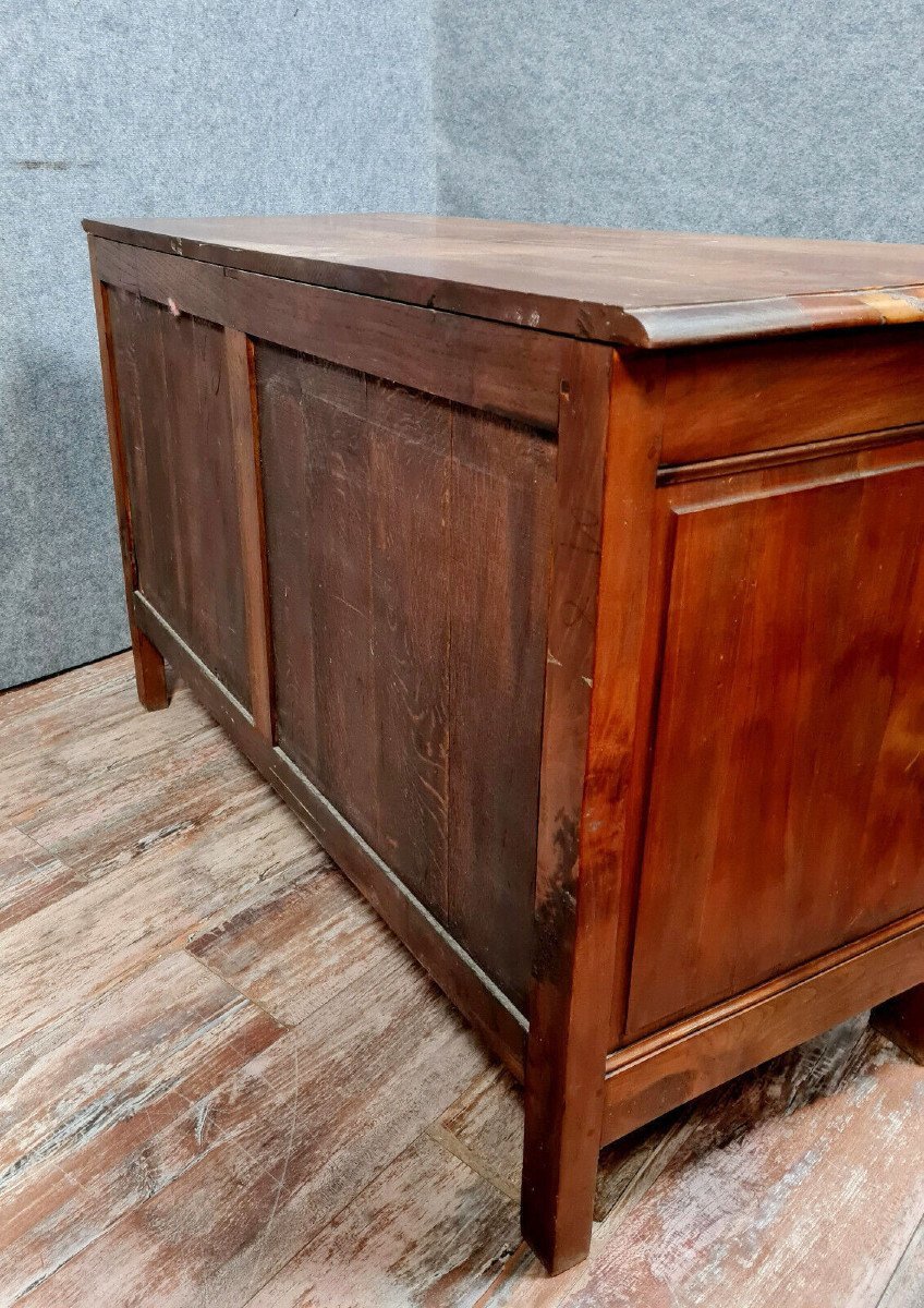 Louis XV Arbalète Chest Of Drawers In Cherry Wood -photo-4