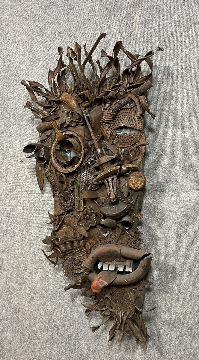 Imaginary Character In Metal (unique Piece) -photo-2