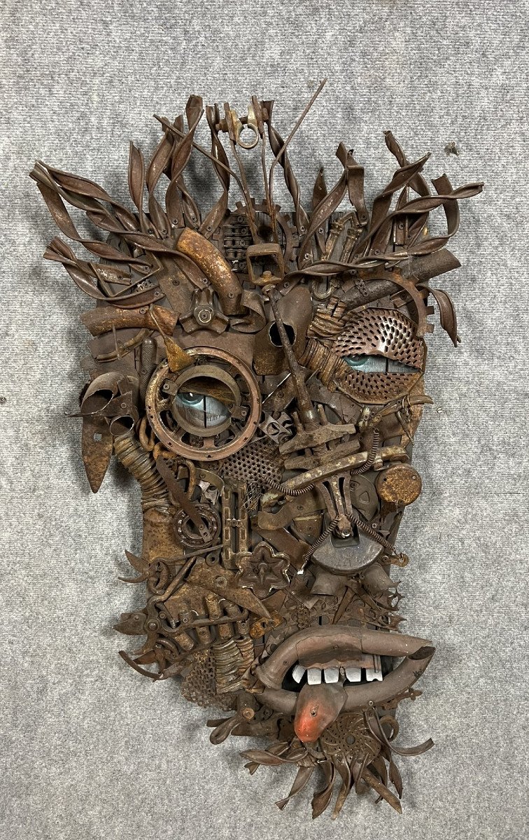 Imaginary Character In Metal (unique Piece) -photo-3