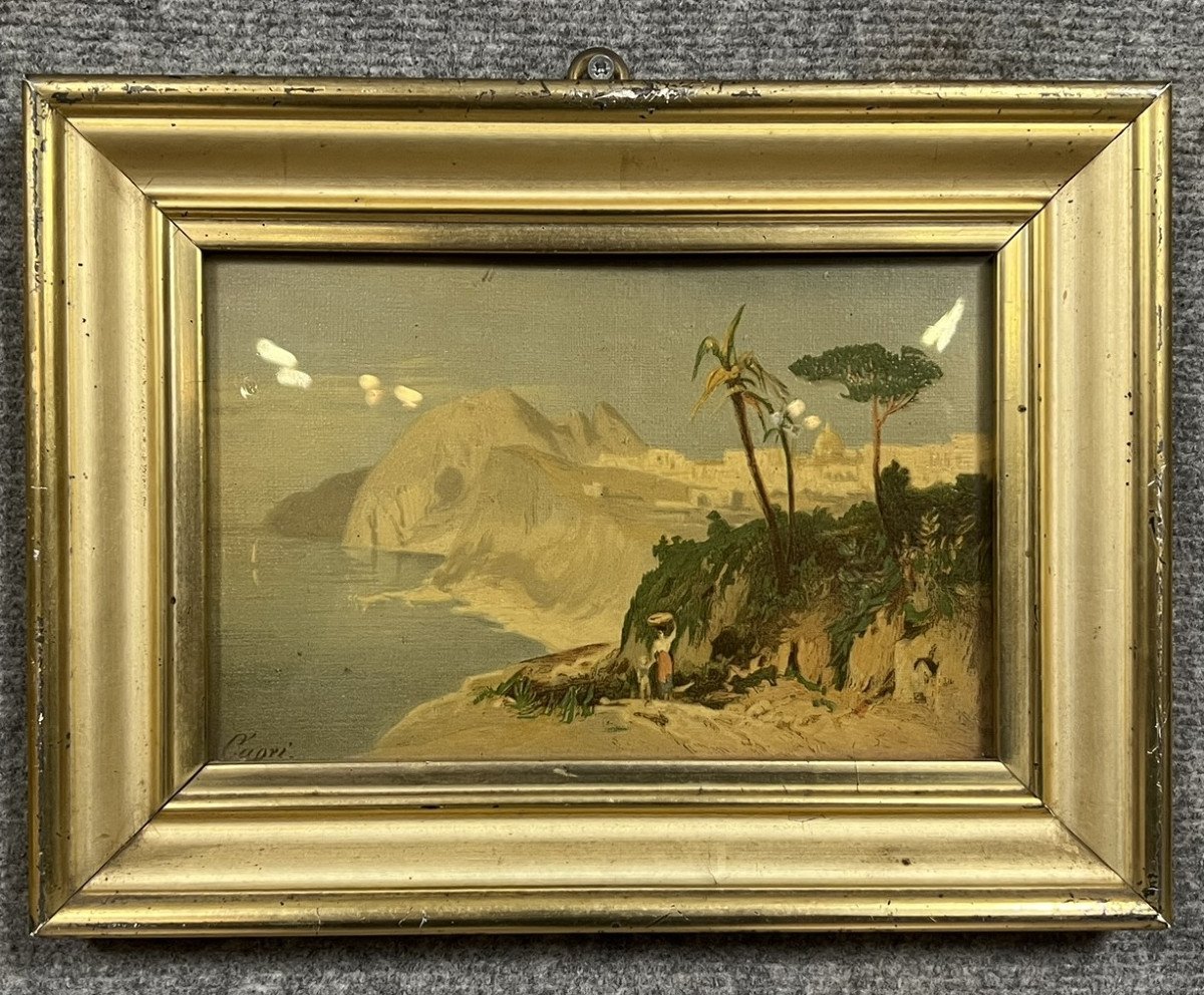 Cleto Capri: Two Orientalist Watercolors From The Late 19th Century-photo-4