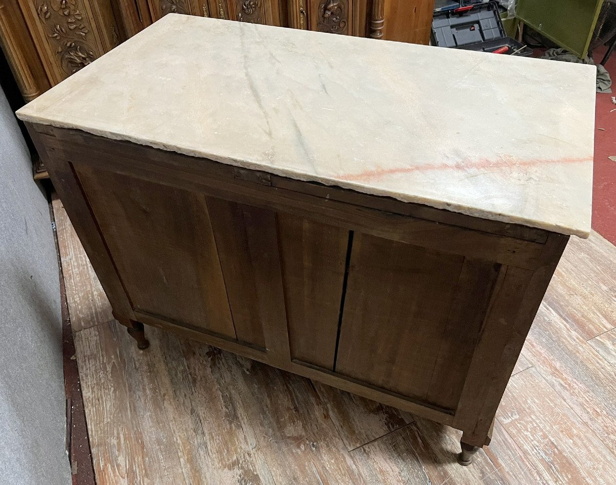 Art Nouveau Mahogany Chest Of Drawers -photo-5