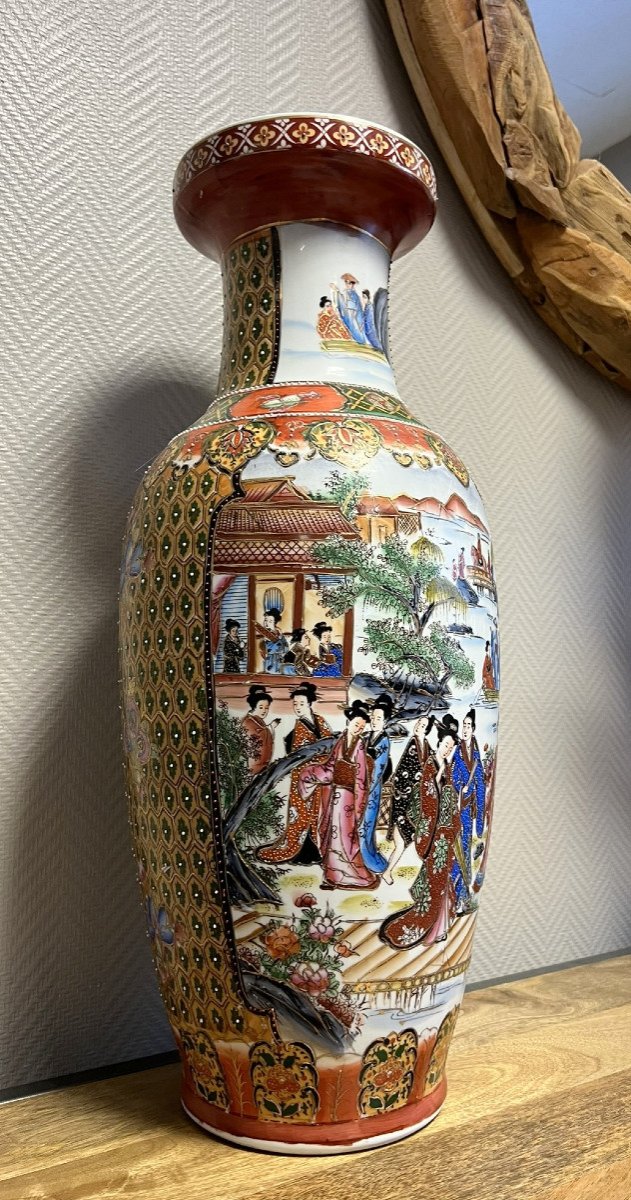 Asie XXeme: Grand Vase En Porcelaine -photo-1