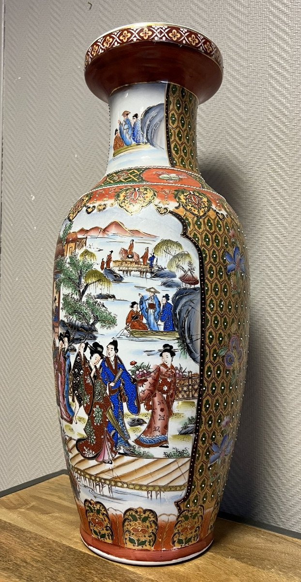 Asie XXeme: Grand Vase En Porcelaine -photo-2