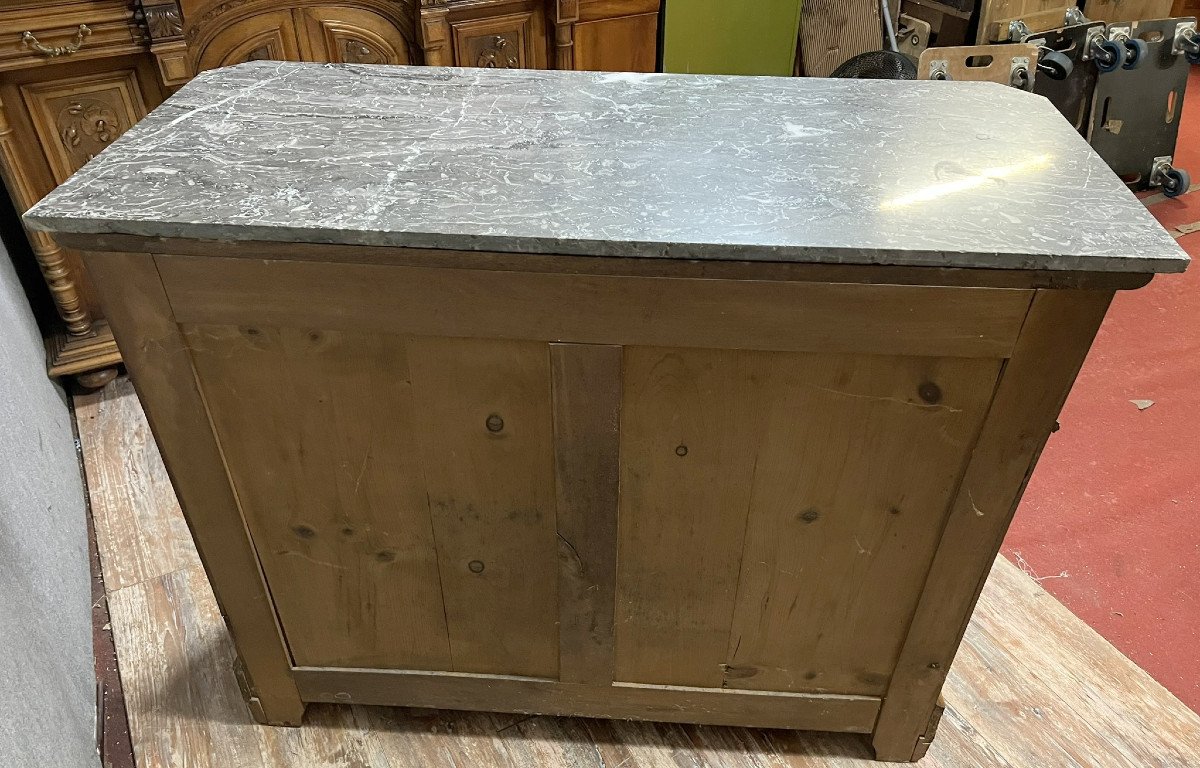 Commode époque Louis Philippe En Ronce De Noyer-photo-7