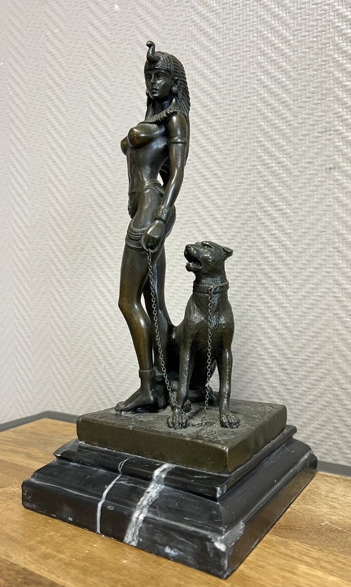 Bronze Sculpture Signed Period Second Half 20th Century (l)-photo-2