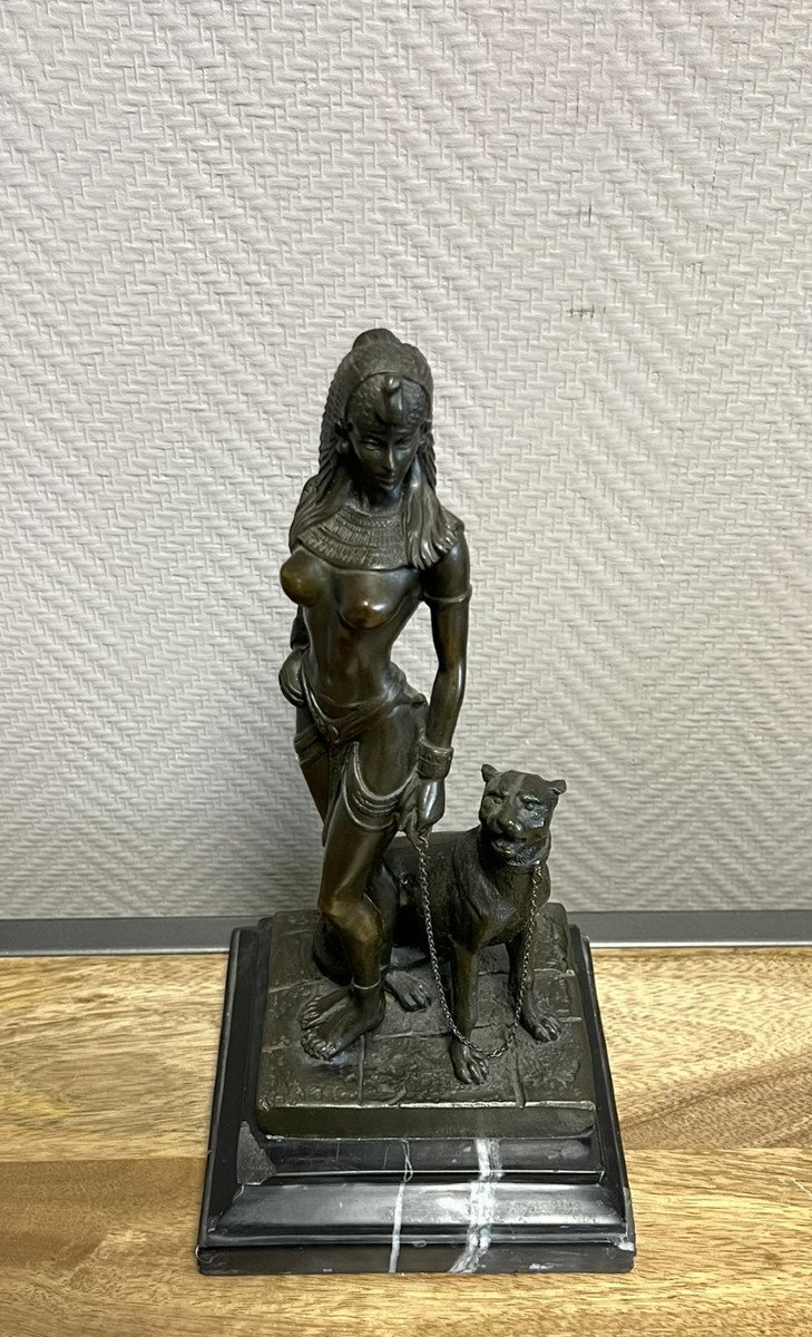 Bronze Sculpture Signed Period Second Half 20th Century (l)-photo-3