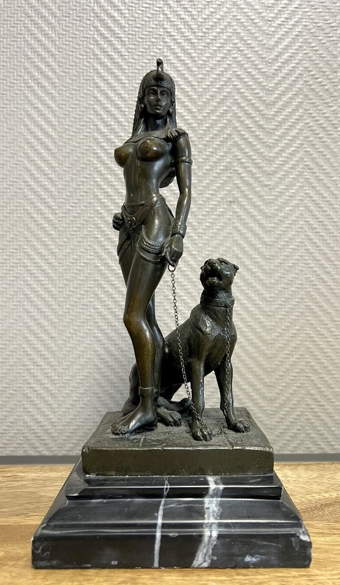 Bronze Sculpture Signed Period Second Half 20th Century (l)