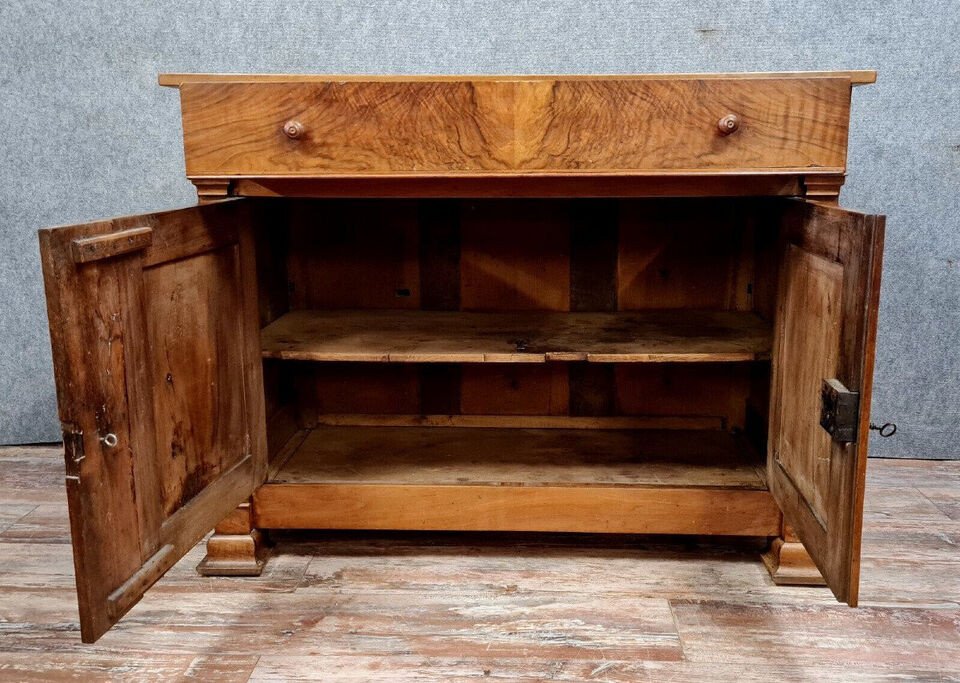 Empire Period Walnut Buffet Circa 1810-1820-photo-4