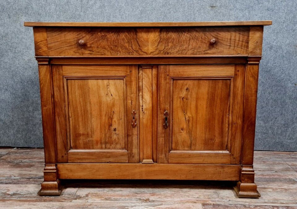 Empire Period Walnut Buffet Circa 1810-1820-photo-7