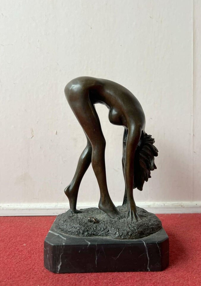 Naughty Bronze Sculpture From The Second Half Of The 20th Century (r5)