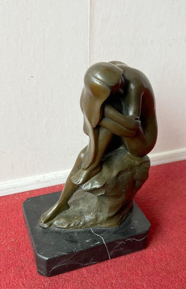 Naughty Bronze Sculpture From The Second Half Of The 20th Century (r3) -photo-2