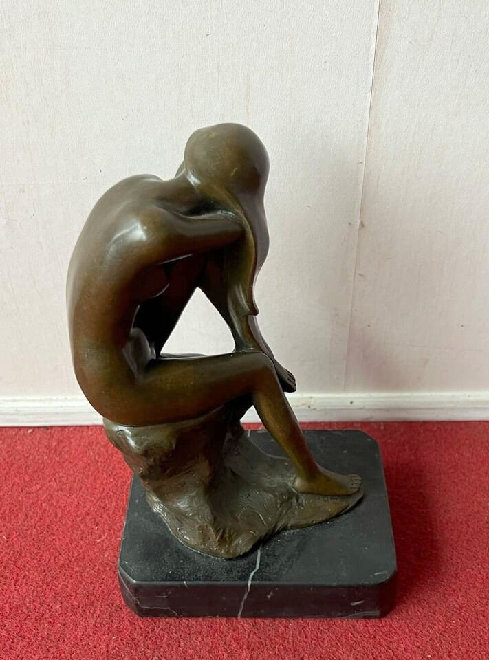 Naughty Bronze Sculpture From The Second Half Of The 20th Century (r3) -photo-4