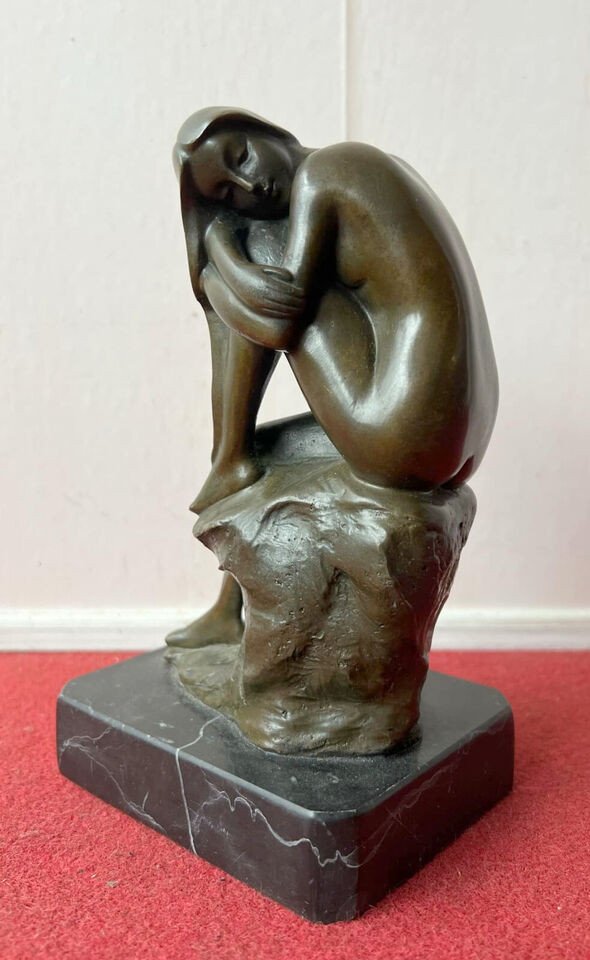 Naughty Bronze Sculpture From The Second Half Of The 20th Century (r3) 