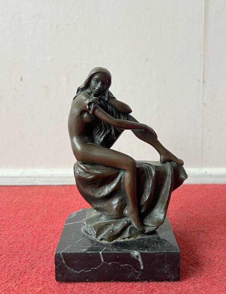 Sculpture Coquine En Bronze époque Seconde Moitié XXeme Siècle (r2)-photo-2