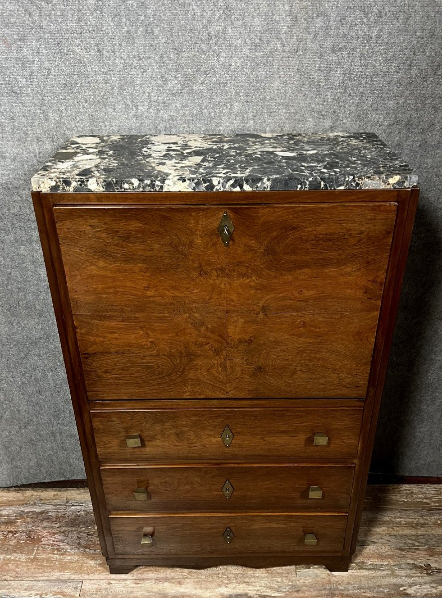 Art Deco Mahogany Secretary -photo-1