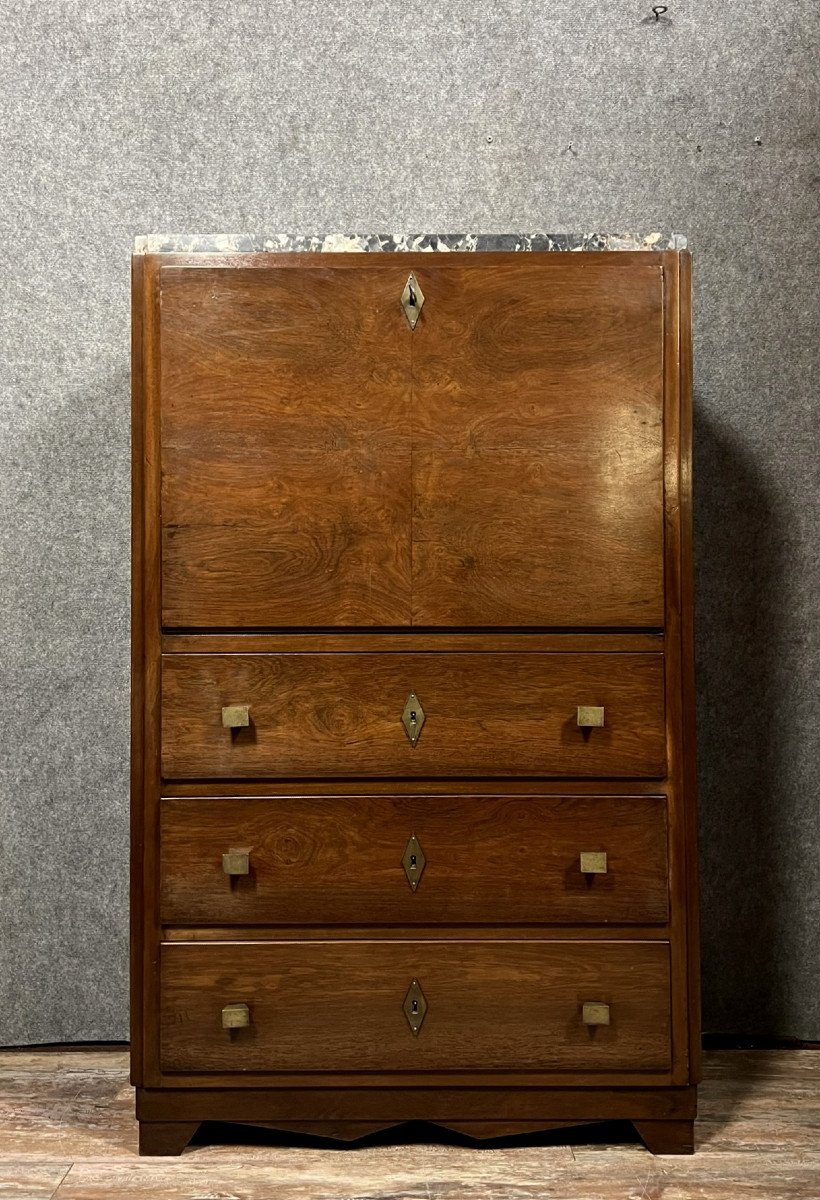 Art Deco Mahogany Secretary -photo-2