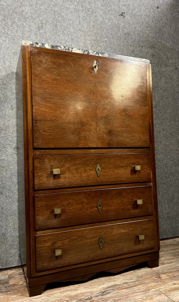 Art Deco Mahogany Secretary -photo-3