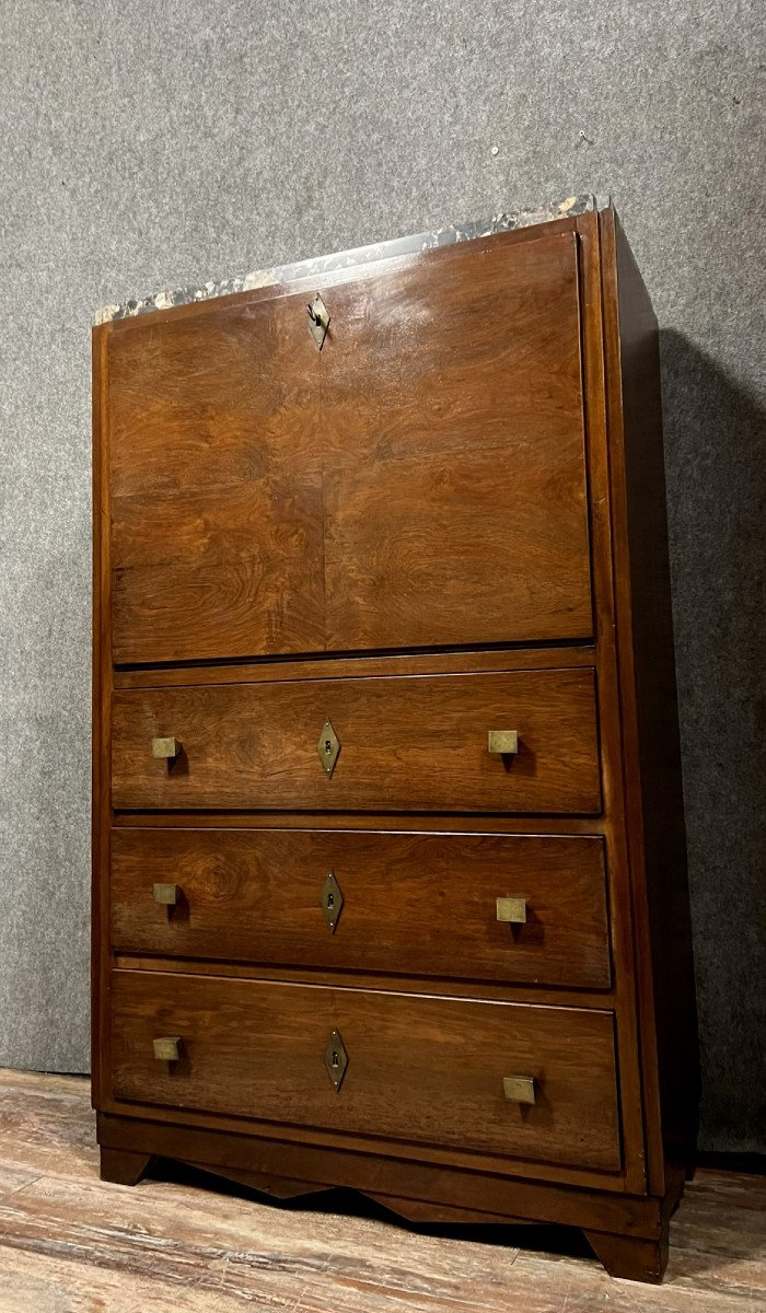 Art Deco Mahogany Secretary -photo-4