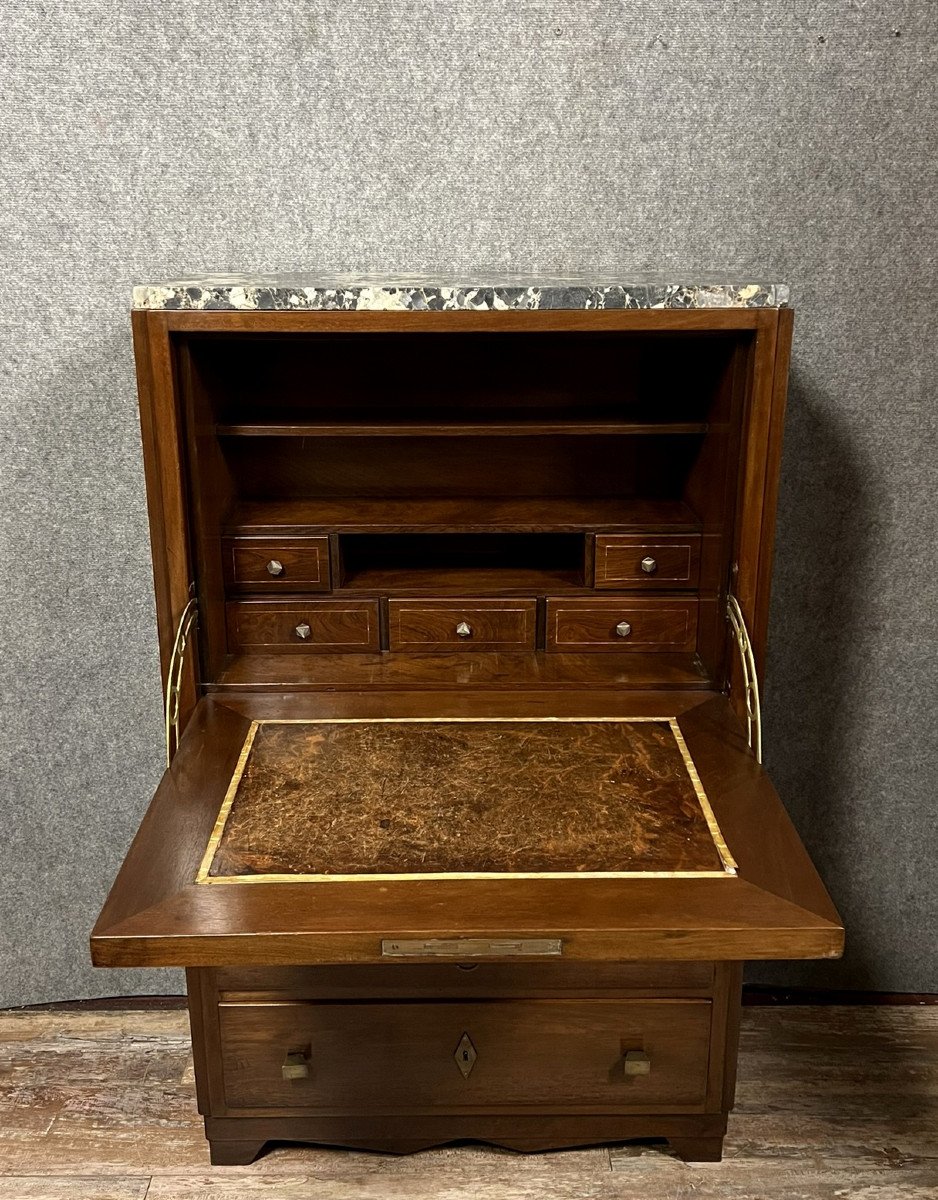 Art Deco Mahogany Secretary 