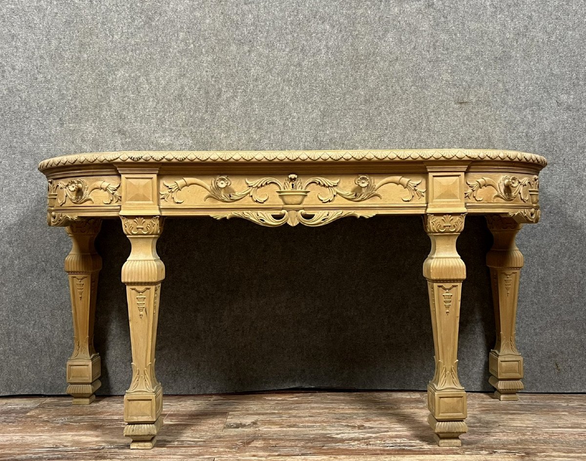 Très Grande Console Style Directoire/consulat En Bois Laqué / long 172 cm