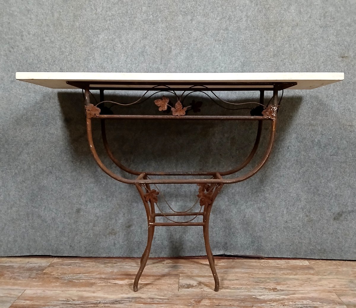 Art Deco Period Wrought Iron Console-photo-1