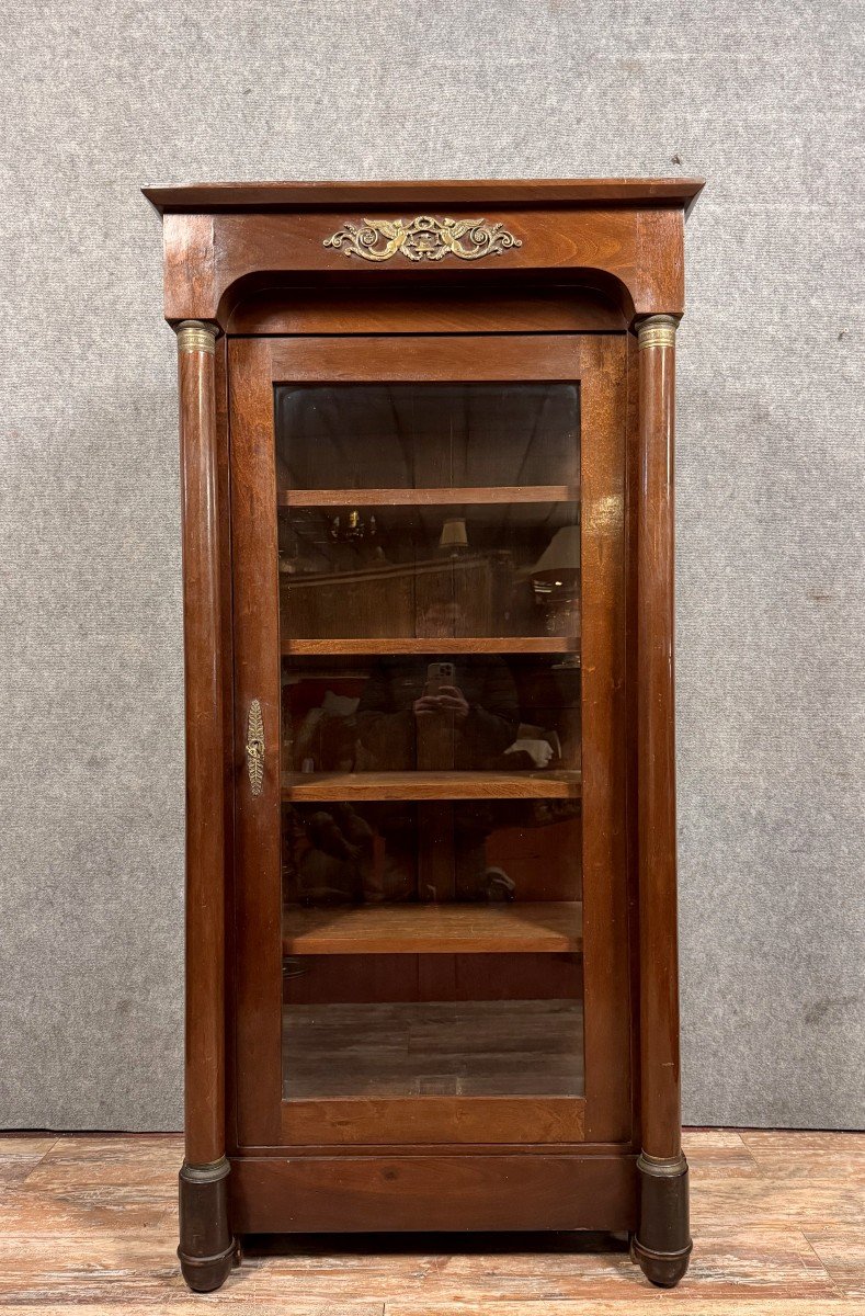 Empire Mahogany Display Cabinet -photo-1