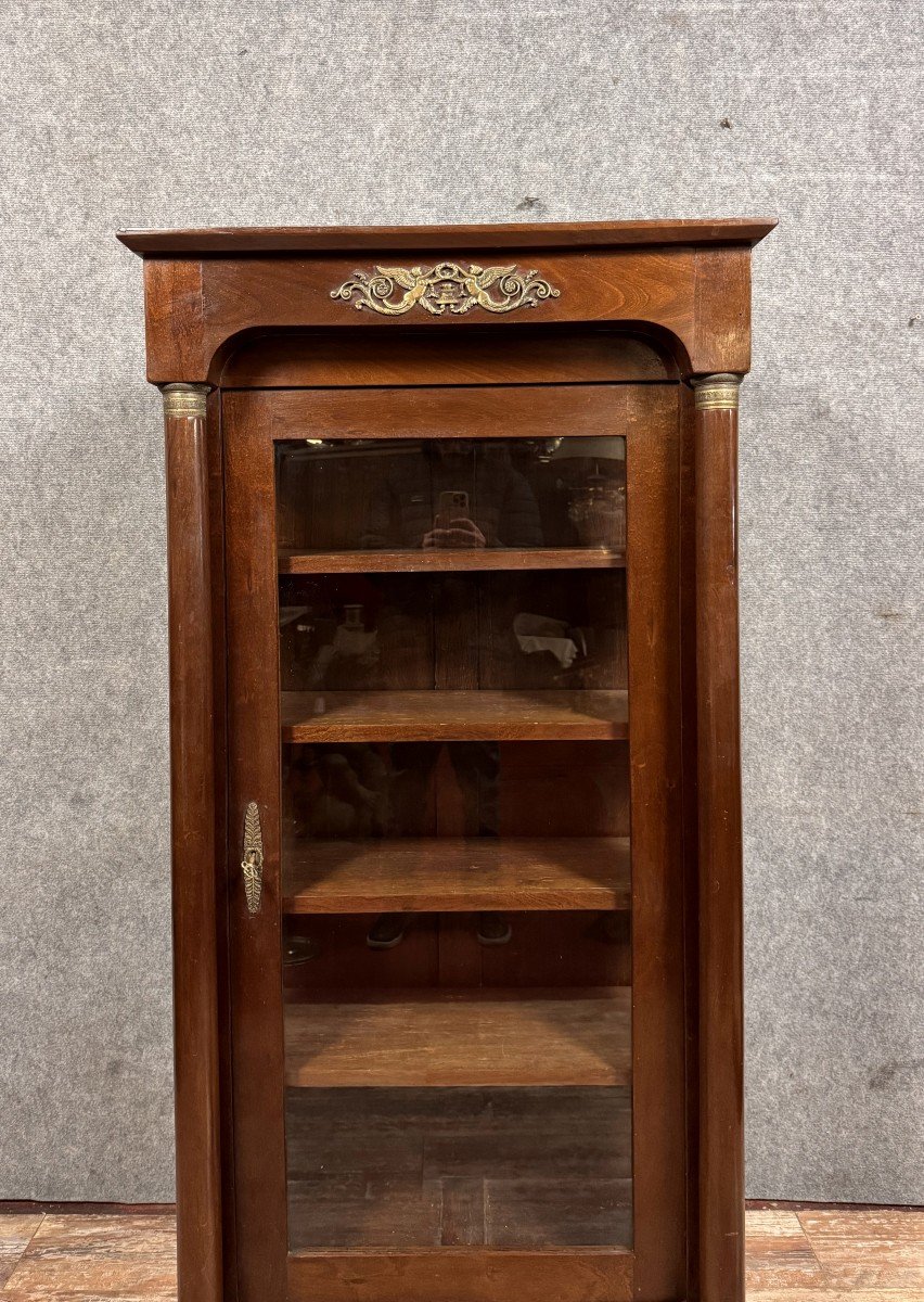 Empire Mahogany Display Cabinet -photo-2